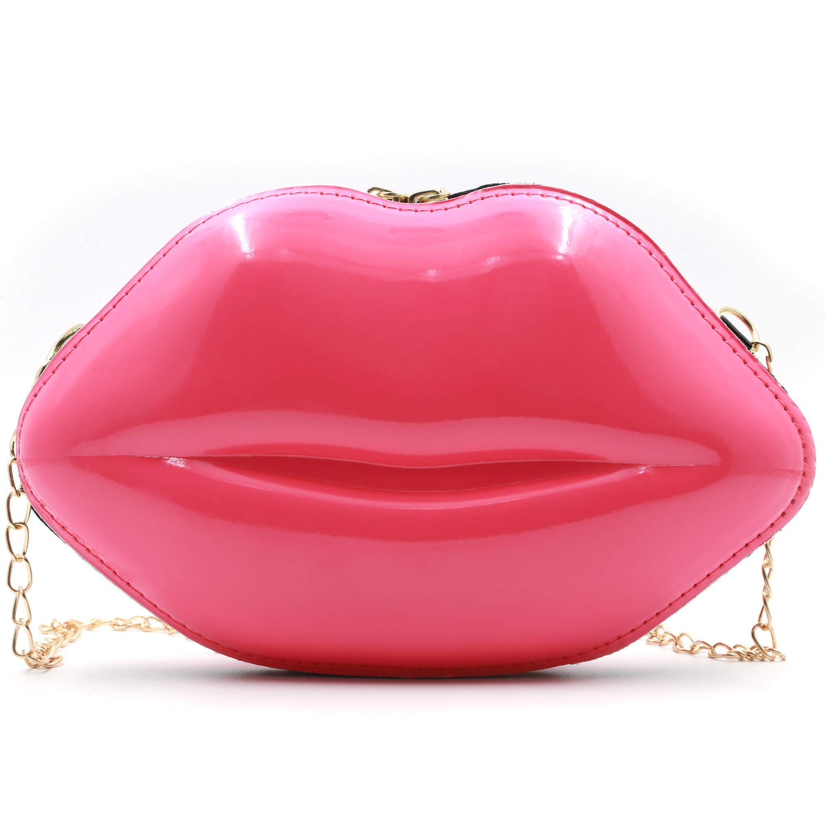 Red Lip Clutch Purse