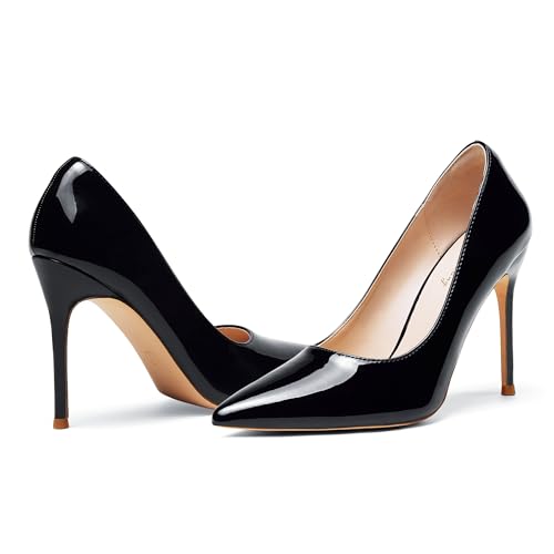 Elisabet Tang Women's High Heels Pumps Closed Pointed Toe Stiletto