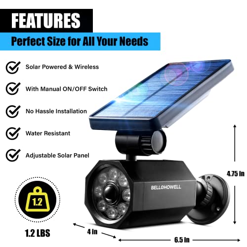 Bell+howell Bionic Spotlight Motion Solar Spot LED Light, for Garden, Lawn as Seen on tv