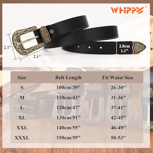 Whippy Western Belts For Women - Vintage Western Design Ladies