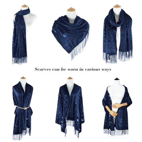 Lace Shawl Velvet Scarfs Shawls and Wraps for Evening Dresses Wedding Shawl Wraps for Dress Accessories Winter