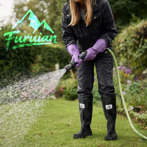 Slim Rain Boots Women Tall Packable Boots Waterproof Secondary image