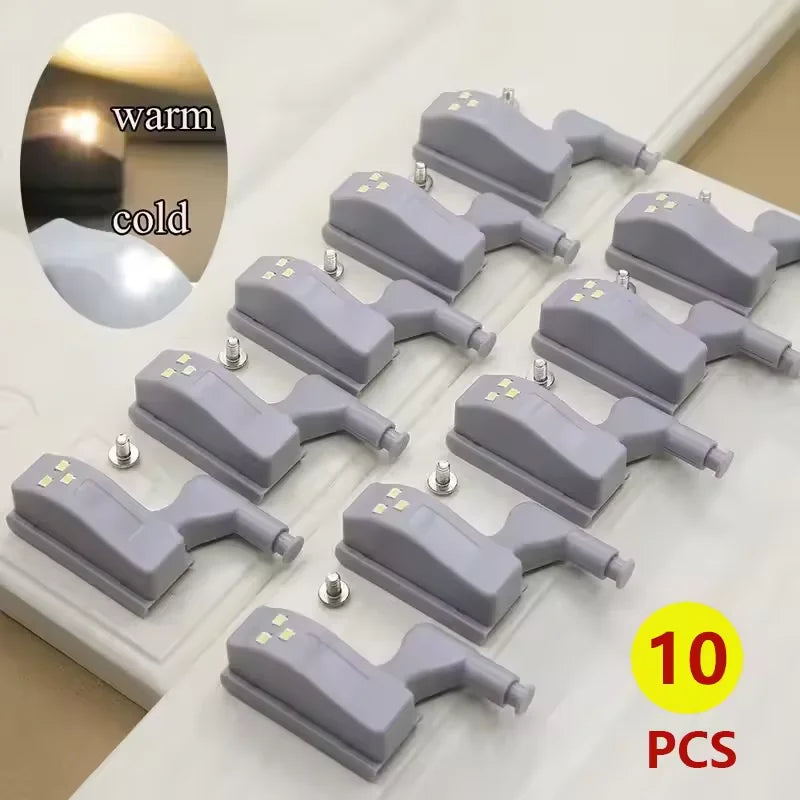 10pcs/set Kitchen Cupboard LED Light