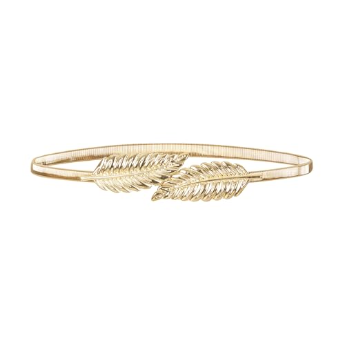 Metallic Elastic Stretchy Chain Belt