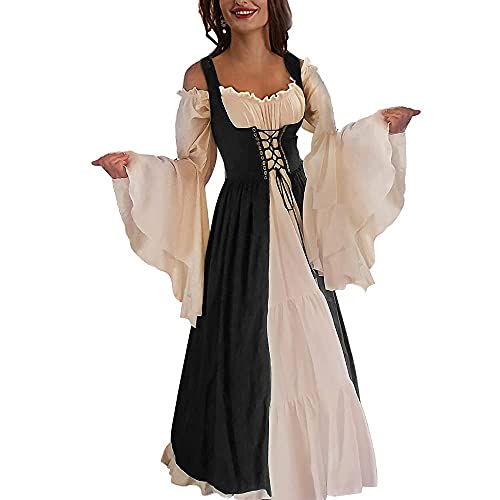 ABaoWedding Womens's Medieval Renaissance Costume Cosplay Over Dress