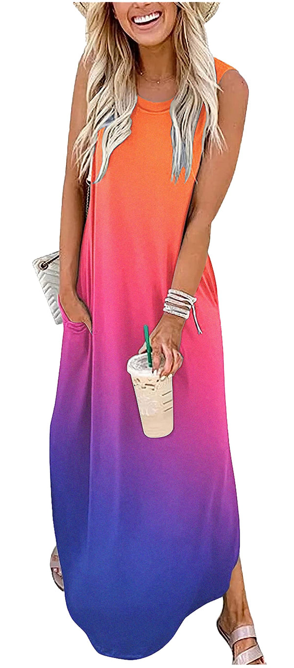 CHUNTIANRAN Maxi Dresses for Women Summer Outfits Boho Beach Long Dresses Casual Sundresses Resort Wear for Women 2026
