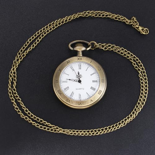 Vintage Analogue Pocket Watch with Chain