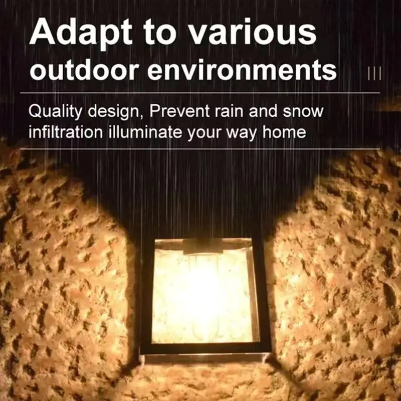 Powerful Solar Wall LED Light Sensor Solar Energy Wall Lantern LED