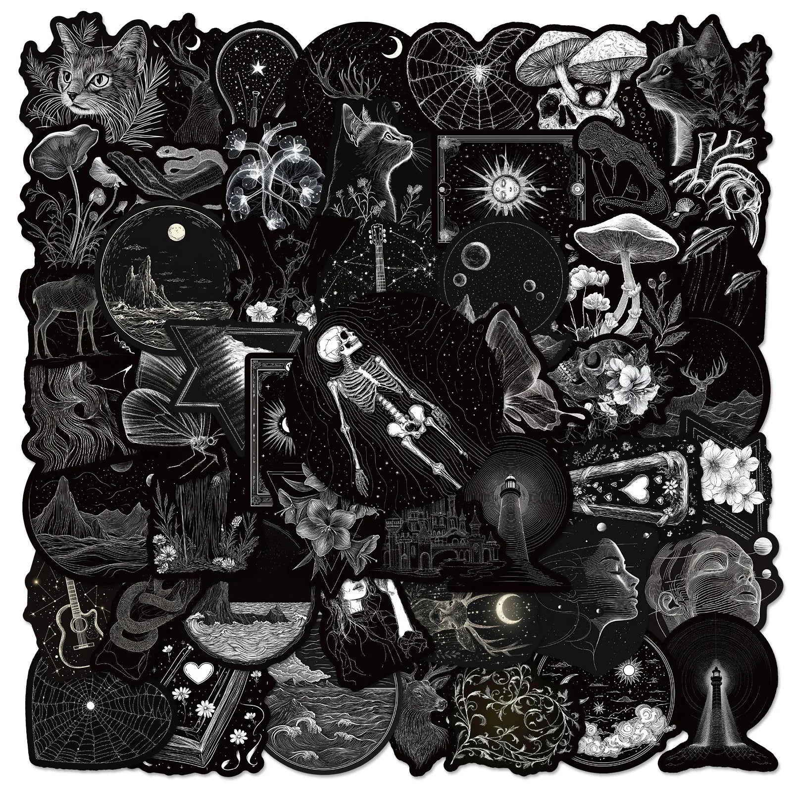 Beautiful Scrapbooking Or Skateboard DIY Sticker Pack