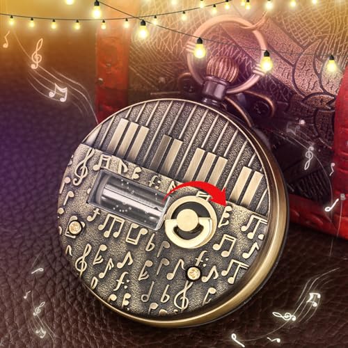 Men's Musical Pocket Watch — Collectible Gift