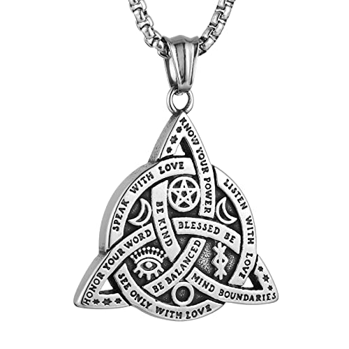 Triple Goddess Celtic Knot Necklace Main image