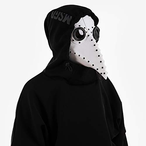 Plague Doctor Bird Mask Long Nose Beak Cosplay Steampunk Halloween Costume Props Latex Material