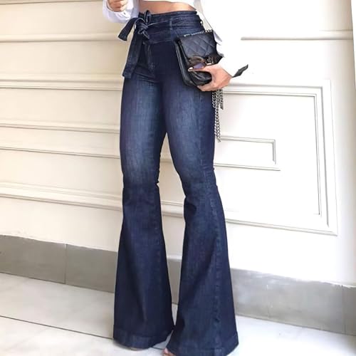 High Waisted Flare Jeans For Women Stretch Wide Leg Jeans Secondary image