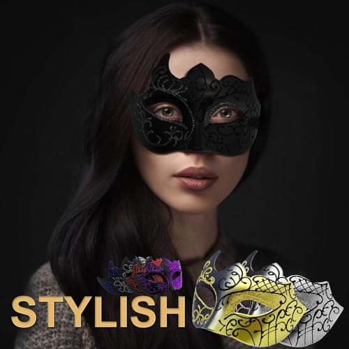Masquerade Mask for Men Vintage Venetian Mask Halloween Mask for Party Prom Ball Costume Mask