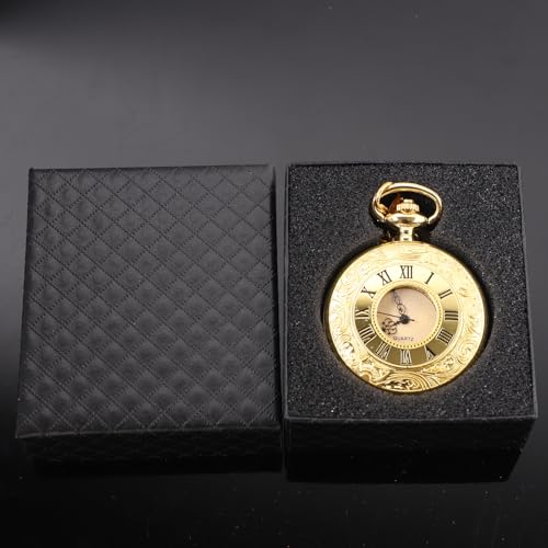 Vintage Pocket Watch Roman Numerals Scale Steampunk Hollowed Out Quart
