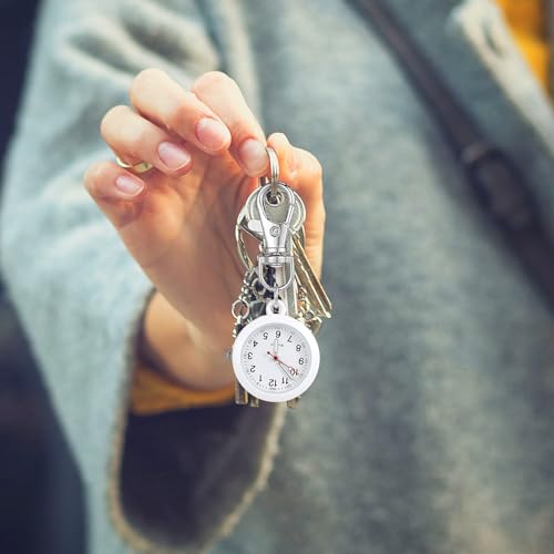 Homoyoyo Clip On Pocket Watch: Nurse Glow Pointer Watch with Clip and