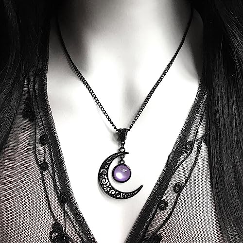 Rrdaily moon necklace