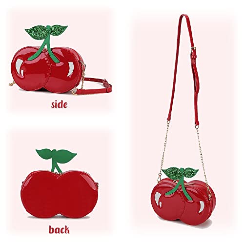 Fun Shape Purse — Novelty Fruit Chain Crossbody