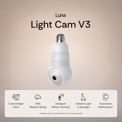 Luna LED Light Cameras for Home Security (2026 Upgrade Version) Secondary image