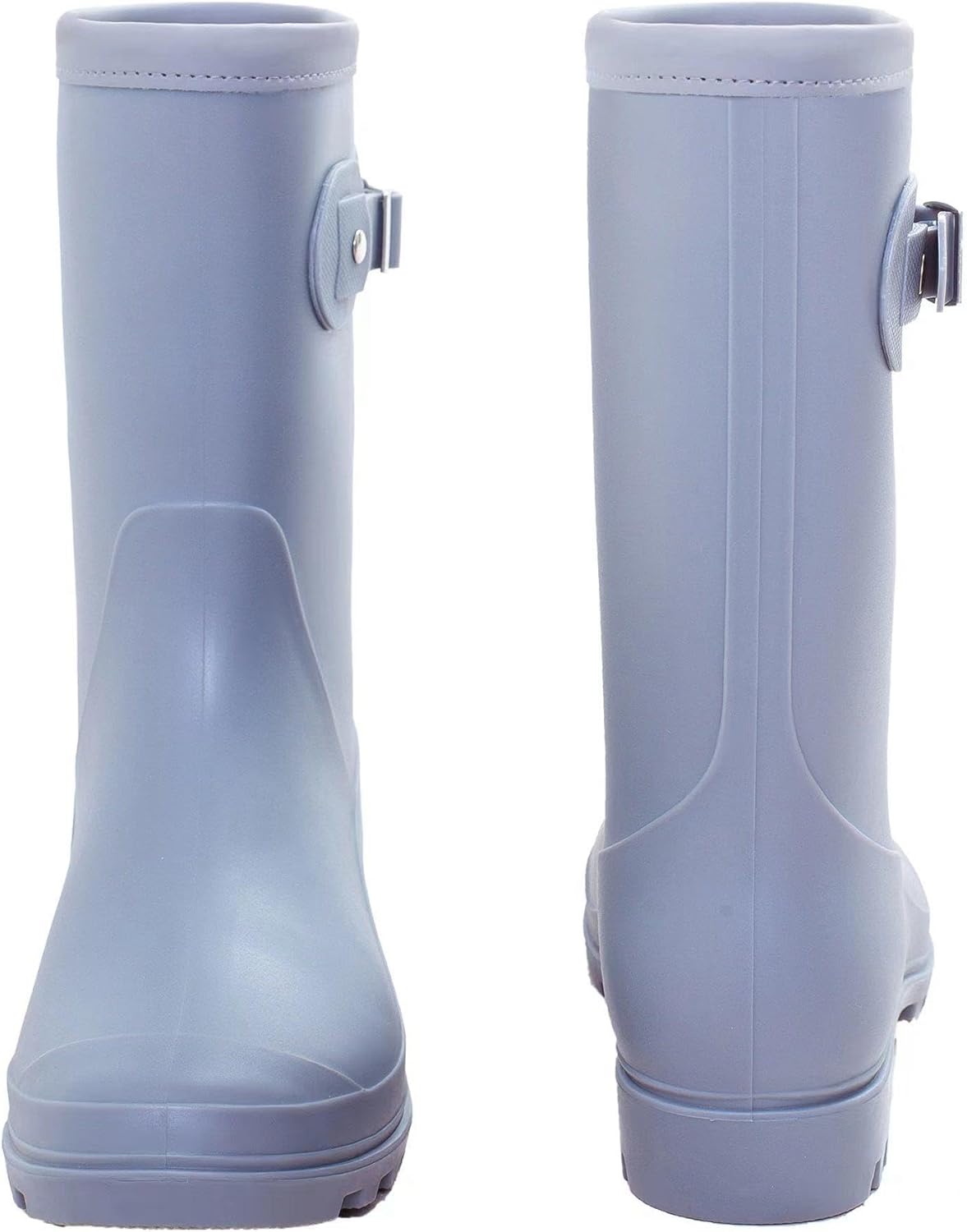 Women's Mid Calf Rain Boots Waterproof Fashion Shoes