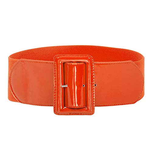 Women's Stretchy Belt 1950s 3 Inch Wide Elastic Belts Main image