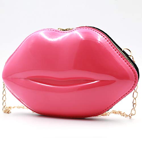 Red Lip Clutch Purse