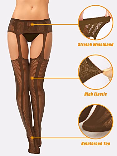 Fishnet Thigh-High Stockings – 6 Pairs Plus Size