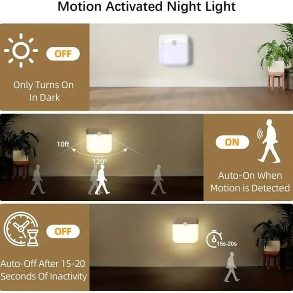 Motion Sensor Night LED Light Night Lamp