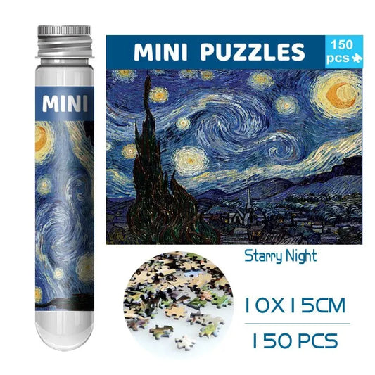 150 Piece Puzzles Starry Night Mona Lisa