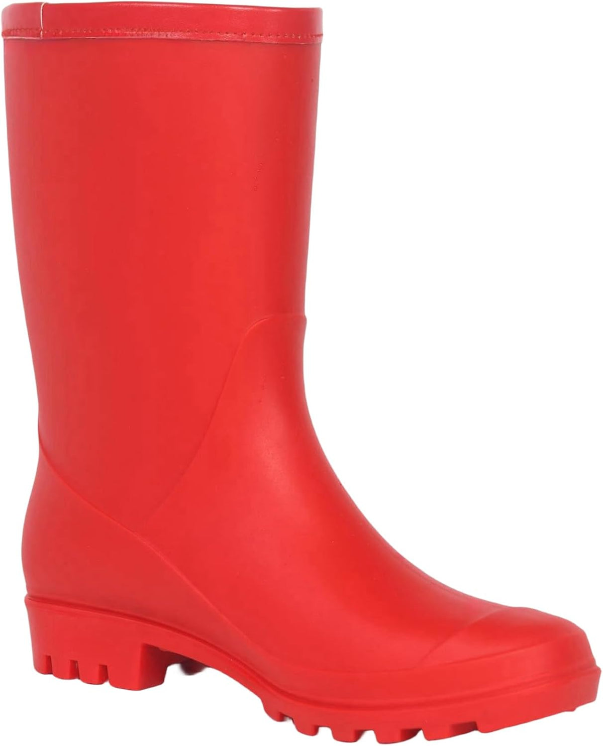 Women's Mid Calf Rain Boots Waterproof Fashion Shoes