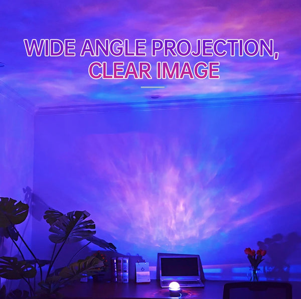 USB Galaxy Projector Aurora RGB 5v Night Lights Auto Rotating Sound Activated dmx Remote Control ...