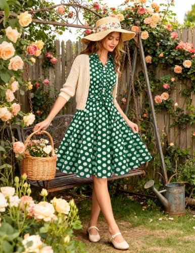 Wedtrend Women's 1950s Rockabilly Cap Sleeve Vintage Swing Cocktail Dress