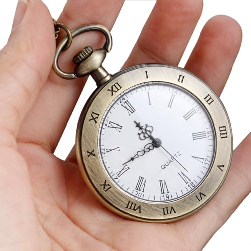 Vintage Analogue Pocket Watch with Chain