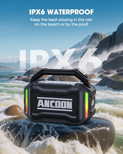 80W Rugged Bluetooth Speaker – Jobsite & Outdoor