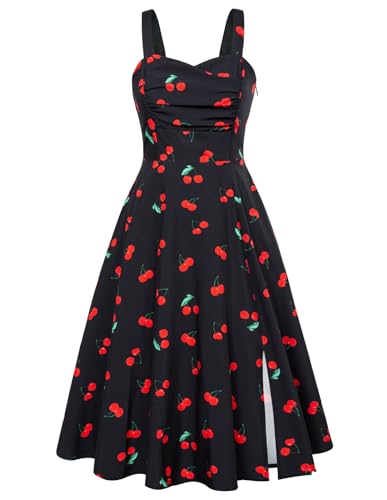 Belle Poque Women's Vintage Midi Tea Party Cocktail Dress