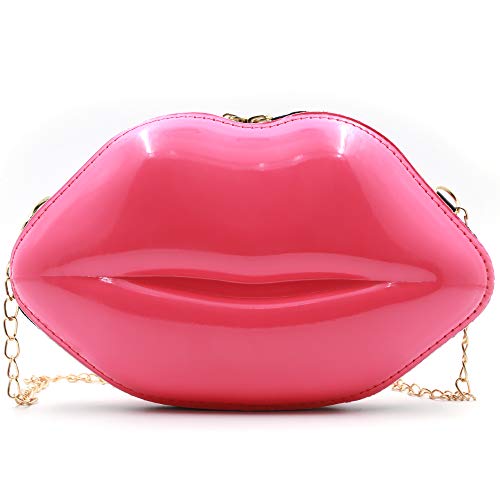 Red Lip Clutch Purse