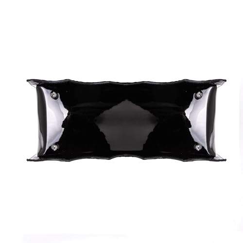 Bat Shaped Damask Handbag with Metal Embellishments