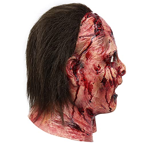 Scary Mask Horror Bloody Halloween Cosplay Mask Creepy Accessories