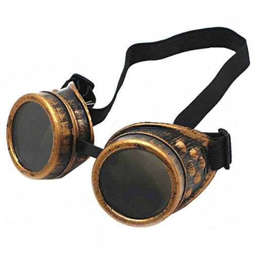 Mad Scientist Vintage Steampunk Cosplay Goggles