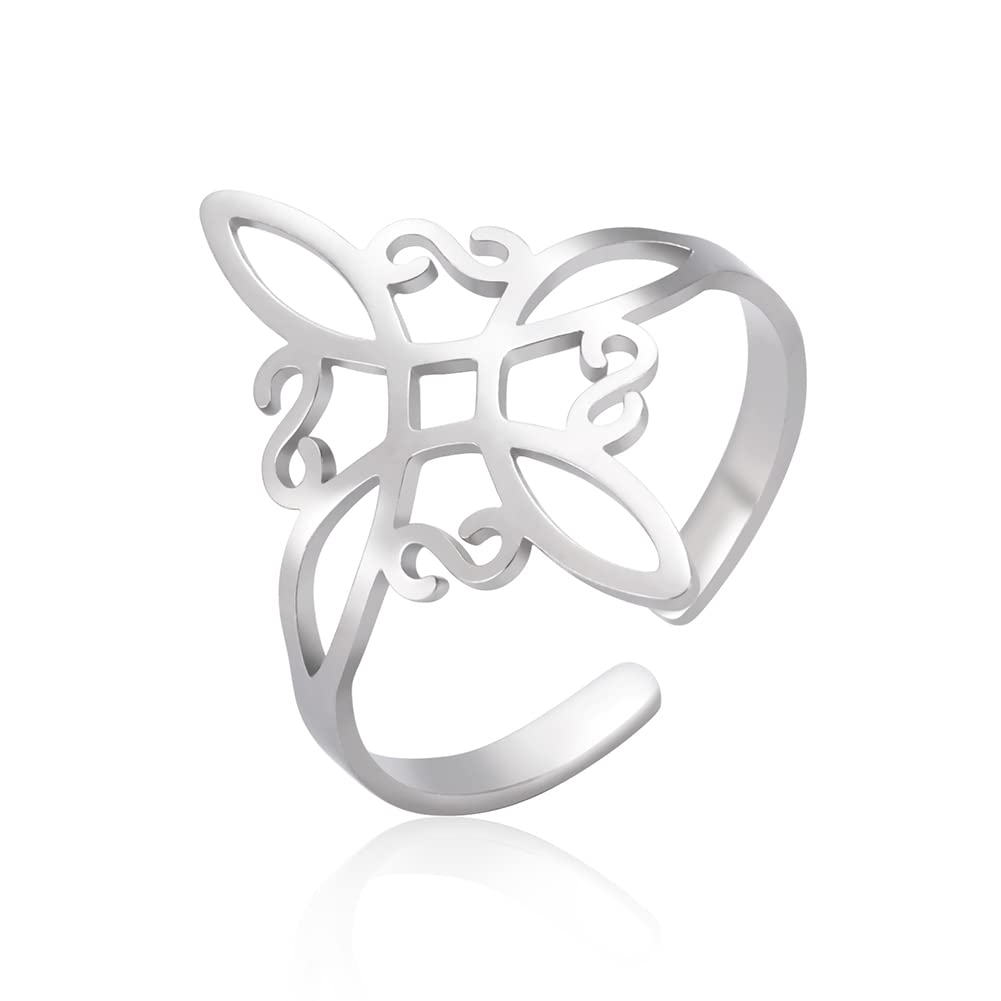 Celtic Witch Knot Necklace - Trinity Symbol