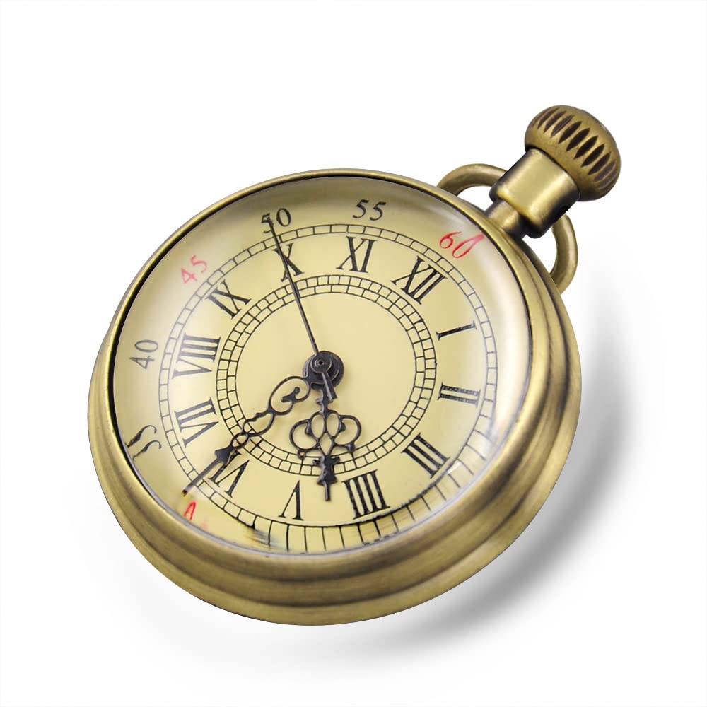 Vintage Pocket Watches for Men with Chains, Analog Pocketwatch for Wom