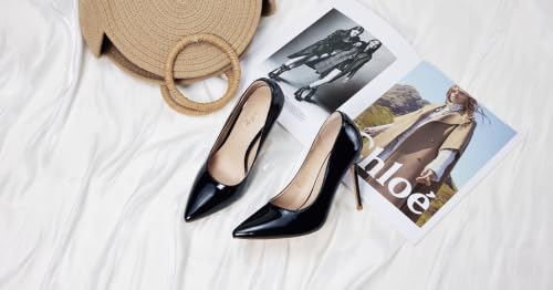 Elisabet Tang Women's High Heels Pumps Closed Pointed Toe Stiletto
