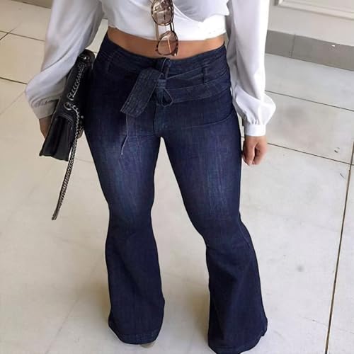 High Waisted Flare Jeans For Women Stretch Wide Leg Jeans