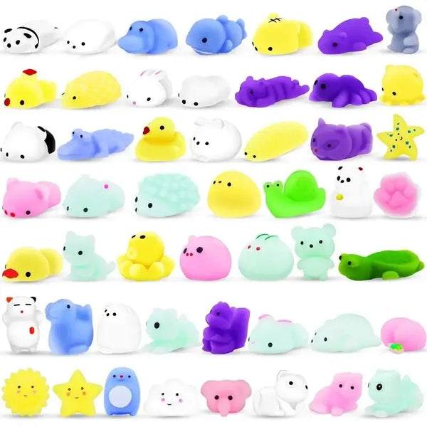 20-Pack Mini Squeeze Animal Stress Toys