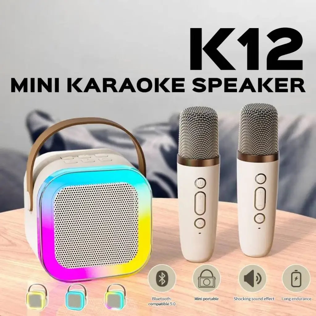 Mini Karaoke Bluetooth Speaker with Microphone Main image