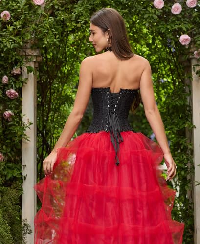 Lace Push-Up Bustier Shapewear Bodysuit