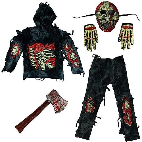 Spooktacular Creations Zombie Costume for Kids, Scary Halloween Costume for Boys, Halloween