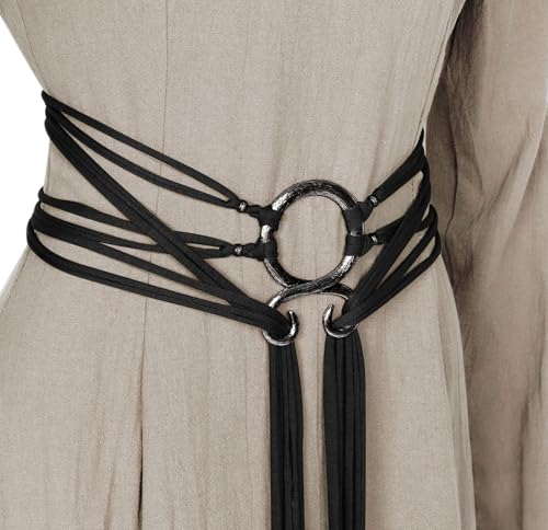 Viking Troll Cross Belt Women Extra Long Rope Belt