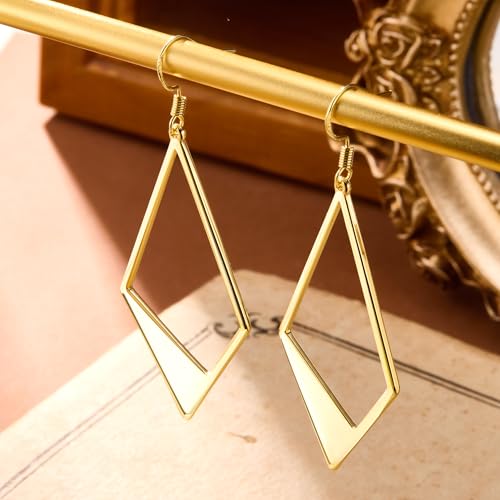 Silver Dangle Earrings for Women Gold Drop Earrings Hypoallergenic
