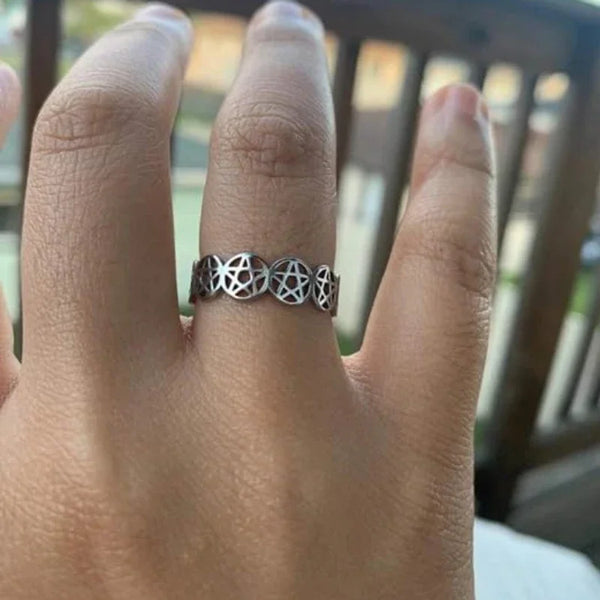 Stainless Steel Pentagram Necklace